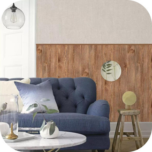 Empapelado Papel Muresco Vinílico Pared Aura Madera 8774 0