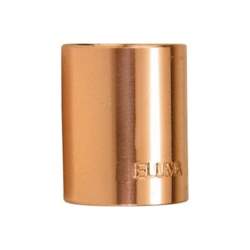 Luva Passante Cobre Sem Anel 22mm Eluma 0