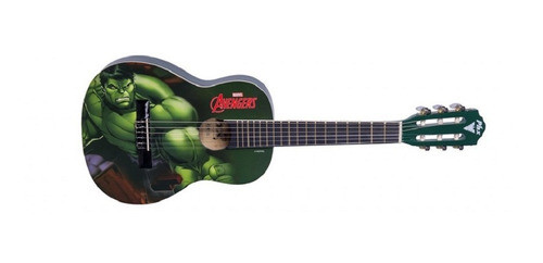 Violão Infantil Linha Marvel Hulk Phx 0