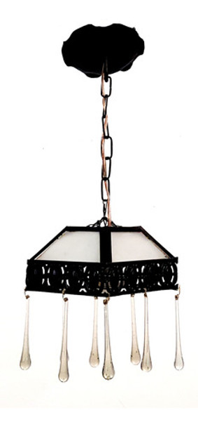 Araña Colgante Hierro Art Nouveau (4734) 0
