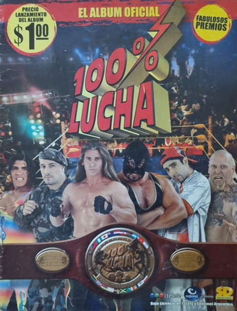 Album De Figuritas 100 % Lucha Completo 0