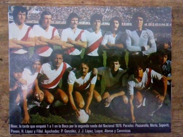 Recorte River Plate Año 1979 0