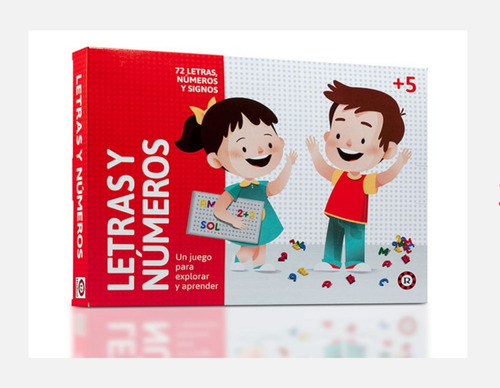 Juego De Mesa Aprender Letras Y Numeros  Rubial 0