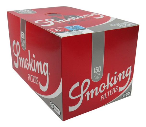 Filtro Smoking Ultra Slim Caixa Com 34 Pacotes 0