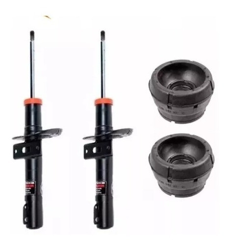 Kit 2 Amortiguadores Y Cazoletas Delanteras Renault Clio Mio 0