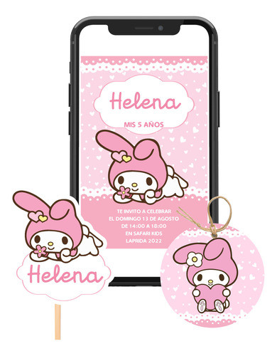 Kit Imprimible My Melody - Personalizado 0