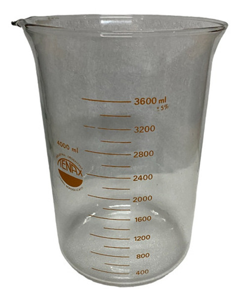 Vaso De Precipitado 4000ml - Tenax 0 Vaso De Precipitado 4000ml - Tenax 0