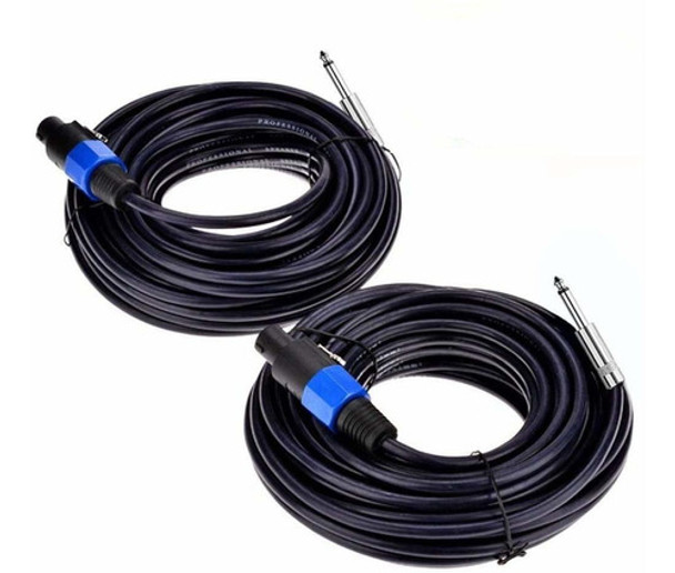 Cable Altavoz 1/4 Macho A Amplificador Awg 12 Gauge 3m 2 Uni 0 Cable Altavoz 1/4 Macho A Amplificador Awg 12 Gauge 3m 2 Uni 0