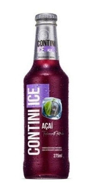Bebida Mista Contini Ice Sabor Açai 275ml - Kit Com 6 0