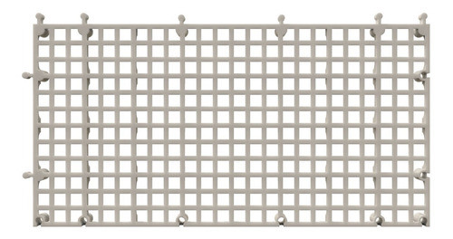 Piso De Plástico Branco Modular Banheiro Sauna 50x25 12 Und 0