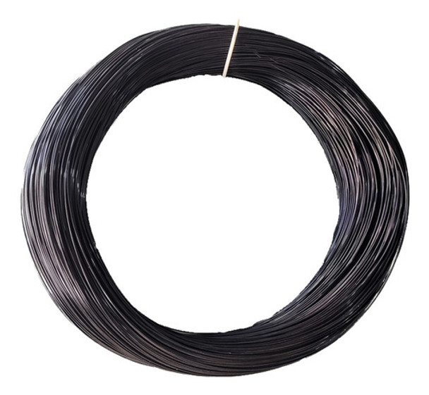 Alambre Plástico Negro Diám 3mmx15m Largo Media Sombra Rafia 0