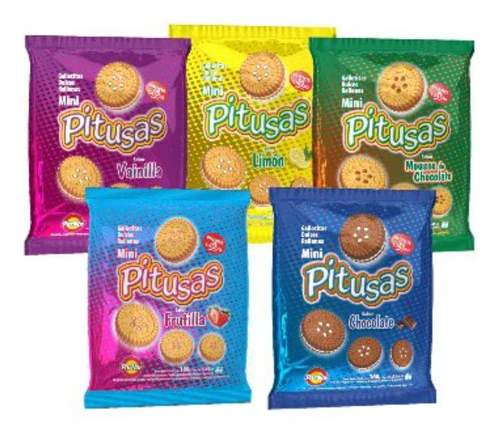 Pitusas Galletitas Rellenas 160grs Combo X 10u 0