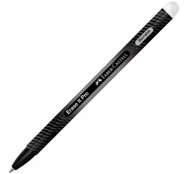 Boligrafo Erase Pro Negro Faber Castell - Mosca 0