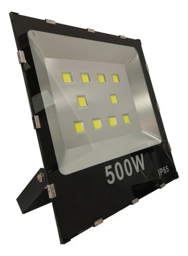 Foco Reflector Led De 500w Luz Fria Modelo Slim-eficiencia A 0