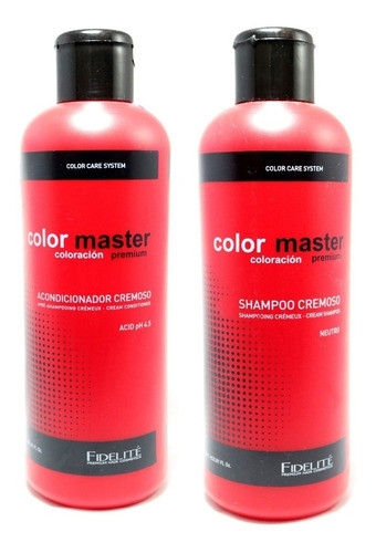 Kit Shampoo + Acondicionador Fidelite Color Master 0