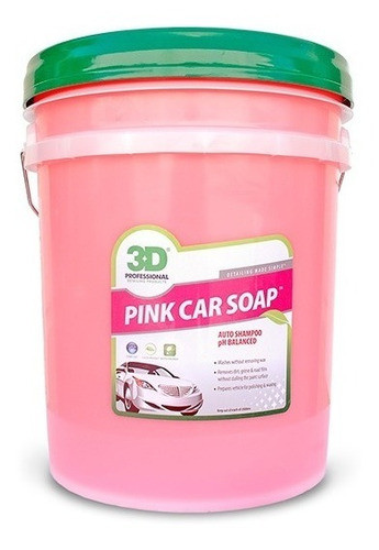 Shampoo 3d Pink Car Soap - 20 Litros 0