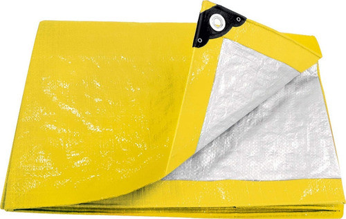 Lona Polietileno Amarillo Ojales 3x4mt Pretul Toldo Camping 0