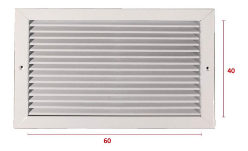 Rejilla Ventilacion 60x40 Retorno 0