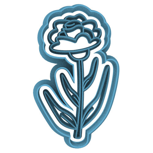 4102 Flor Entera Cortante Para Galletas 0