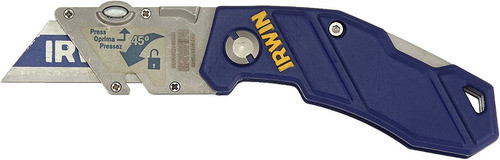 Cuchillo Cutter, Plegable Multiusos, Mango Azul | Irwin 0