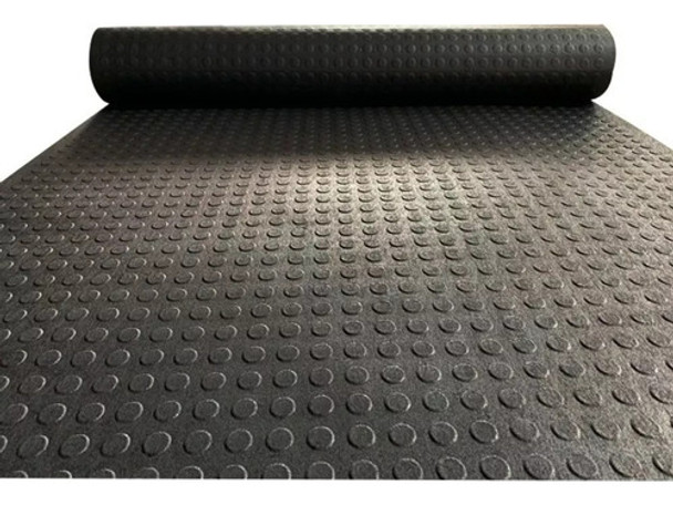 Piso Moeda Emborrachado Resistente  3mm X Larg 1m X Comp 9m 0
