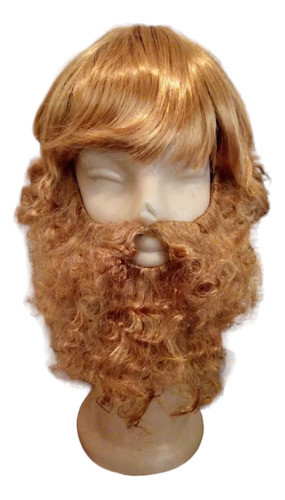 Peluca Y Barba Rubia Noel By La Parti Wigs 0