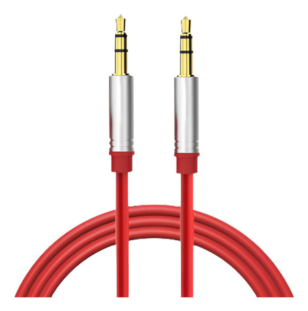 Cable De Audio Rojo 3,5 Mm 1/8  Cable Aux Sony Srs-btx300 Bt 0