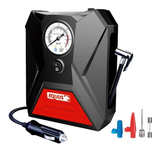 Compresor / Inflador De Auto Portátil 12 Volt Con Luz Equus 0