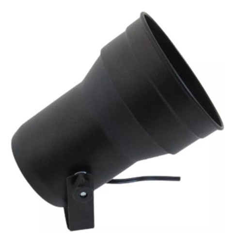 Refletor Spot Par 38 Preto Com Soquete E-27 - Iluminação 0