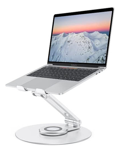 Soporte Ajustable Para Computadora Portátil Con Base Girator 0