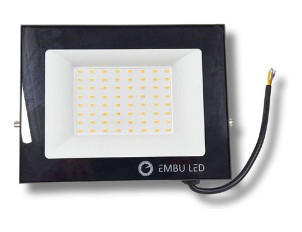 Refletor Led 100w Verde Slim Ip67 Embu Led 0 Refletor Led 100w Verde Slim Ip67 Embu Led 0