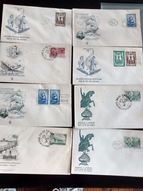 Filatelia Lote Sobre Postal  Dia Emision 1947 Argentina 0 Filatelia Lote Sobre Postal  Dia Emision 1947 Argentina 0