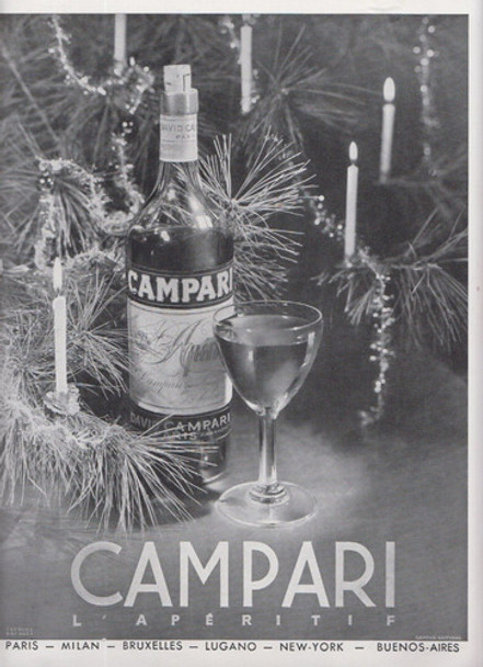 1937 Bitter Campari Publicidad Vintage Revista Francia Raro 0 1937 Bitter Campari Publicidad Vintage Revista Francia Raro 0