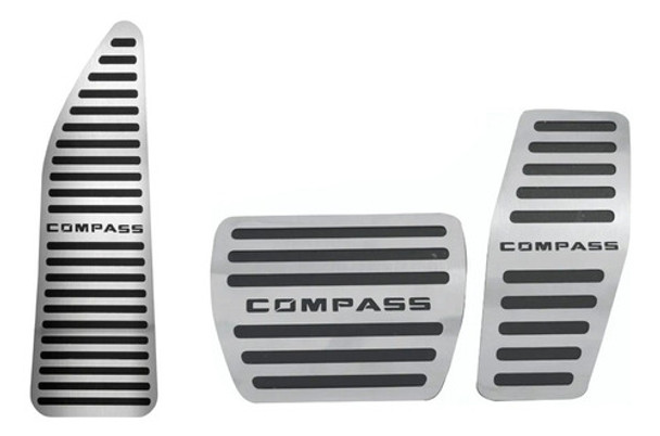 Kit Descanso De Pé E Pedaleira Compass 2017/.. - Automático 0 Kit Descanso De Pé E Pedaleira Compass 2017/.. - Automático 0
