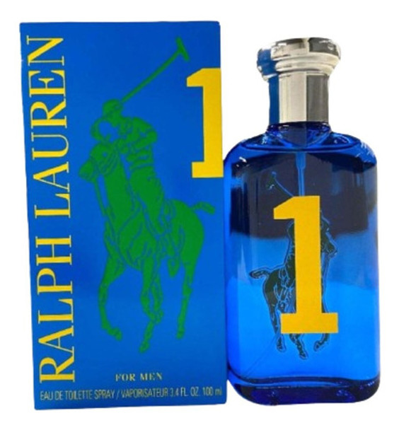 Ralph Lauren Polo Big 1 Pony Blue Edt 100ml Made In France! 0