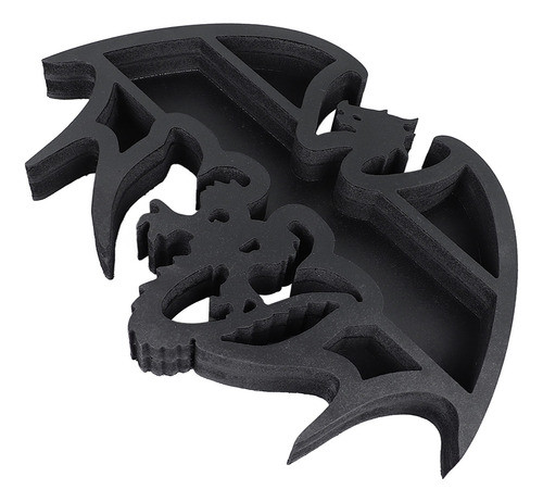 Prateleira De Cristal Dragon Design De 13,8 Polegadas De Com 0