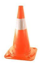 Cono Seguridad 45cm Base Goma Reflec Truper - Ynter Industri 0