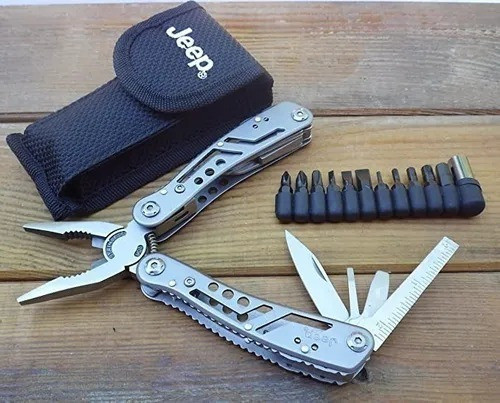 Pinza Multiherramienta Jeep  9 En 1  Con Juego De Puntas 0
