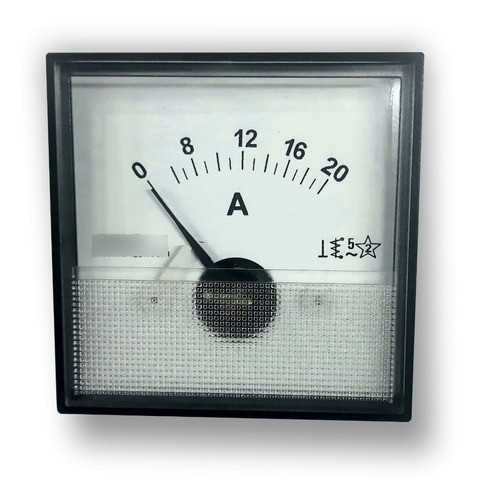 Relógio Amperímetro Analógico P/ Carregador De Bateria 20a 0