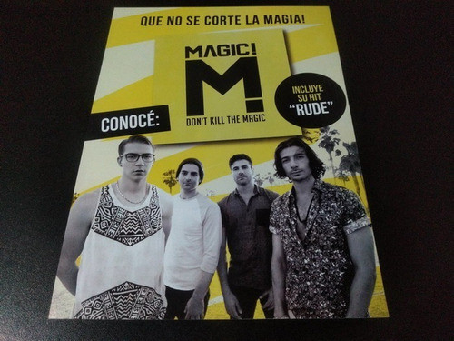 (pd178) Publicidad Magic! * Don't Kill The Magic * 2014 0