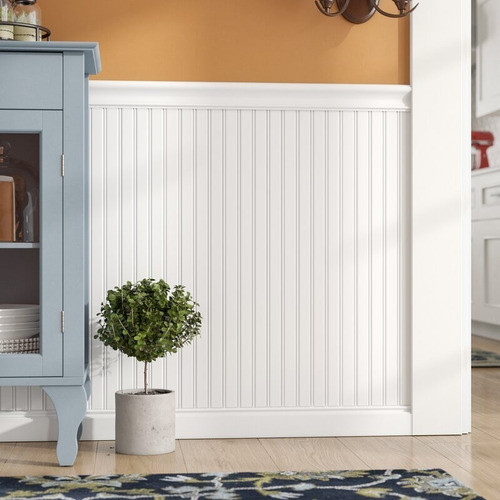 Revestimiento Panelling Cocina Comedor Blanco Pared Interi 0
