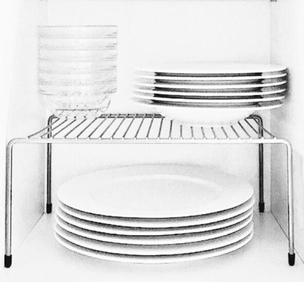 Set 4 Organizadores Alacena Gris Aluminio Estante Reforzado 0