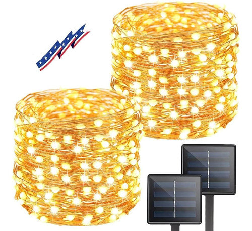 Bhclight Solar String Lights Outdoor, 2-pack 80ft 200 Led So 0