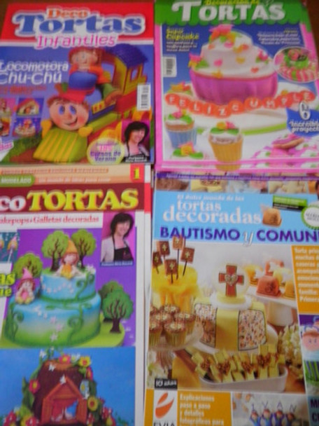 4 Revistas Evia Decoracion Tortas Bautismo Comunion Infantil 0 4 Revistas Evia Decoracion Tortas Bautismo Comunion Infantil 0