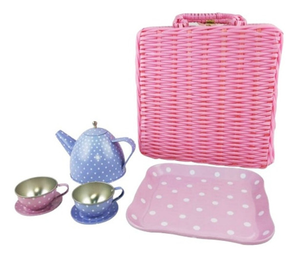 Funny Land Set De Te Chico Rosa 0