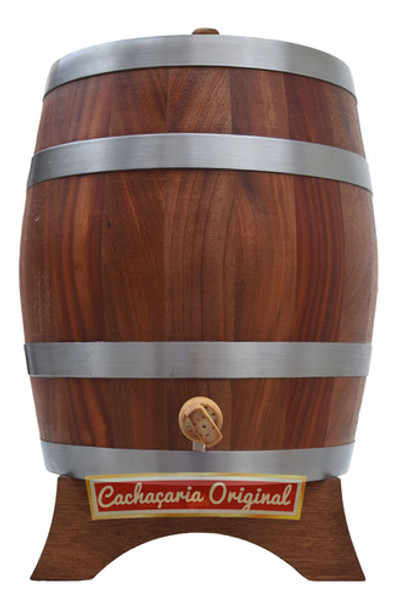 Barril Corote Envelhecer Cachaça Cabureíba Vertical 6 Litros 0