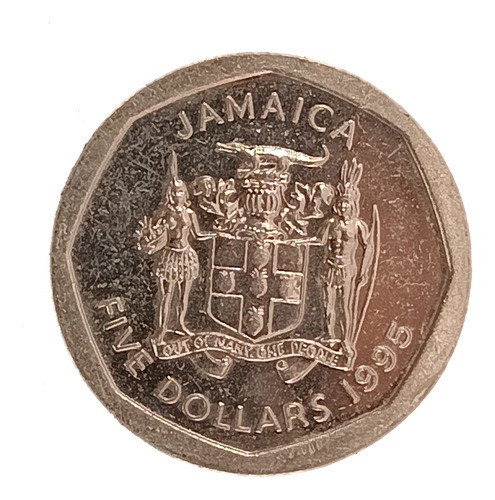 Jamaica 5 Dólares 1995 Excelente Km 163 0
