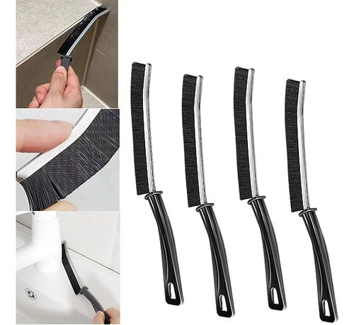 4 Cepillos Multifuncional De Limpieza De Huecos Ideal Rieles 0