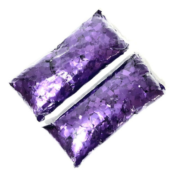 Confetes Mini Picadinho Roxo Seda 1kg. 0