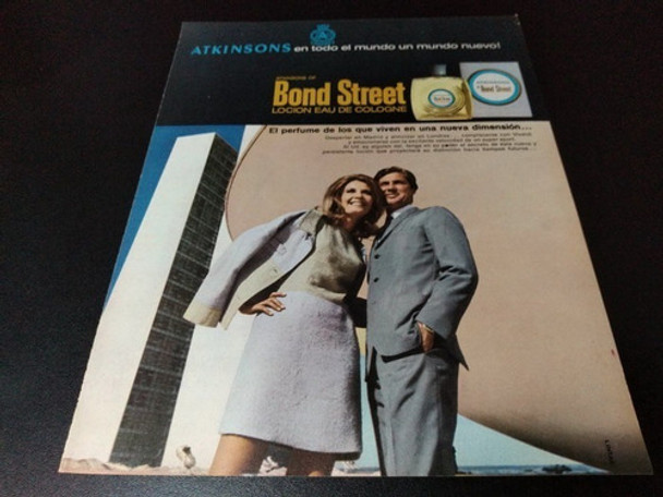 (pb173) Publicidad Clipping Perfume Bond Street * 1968 0